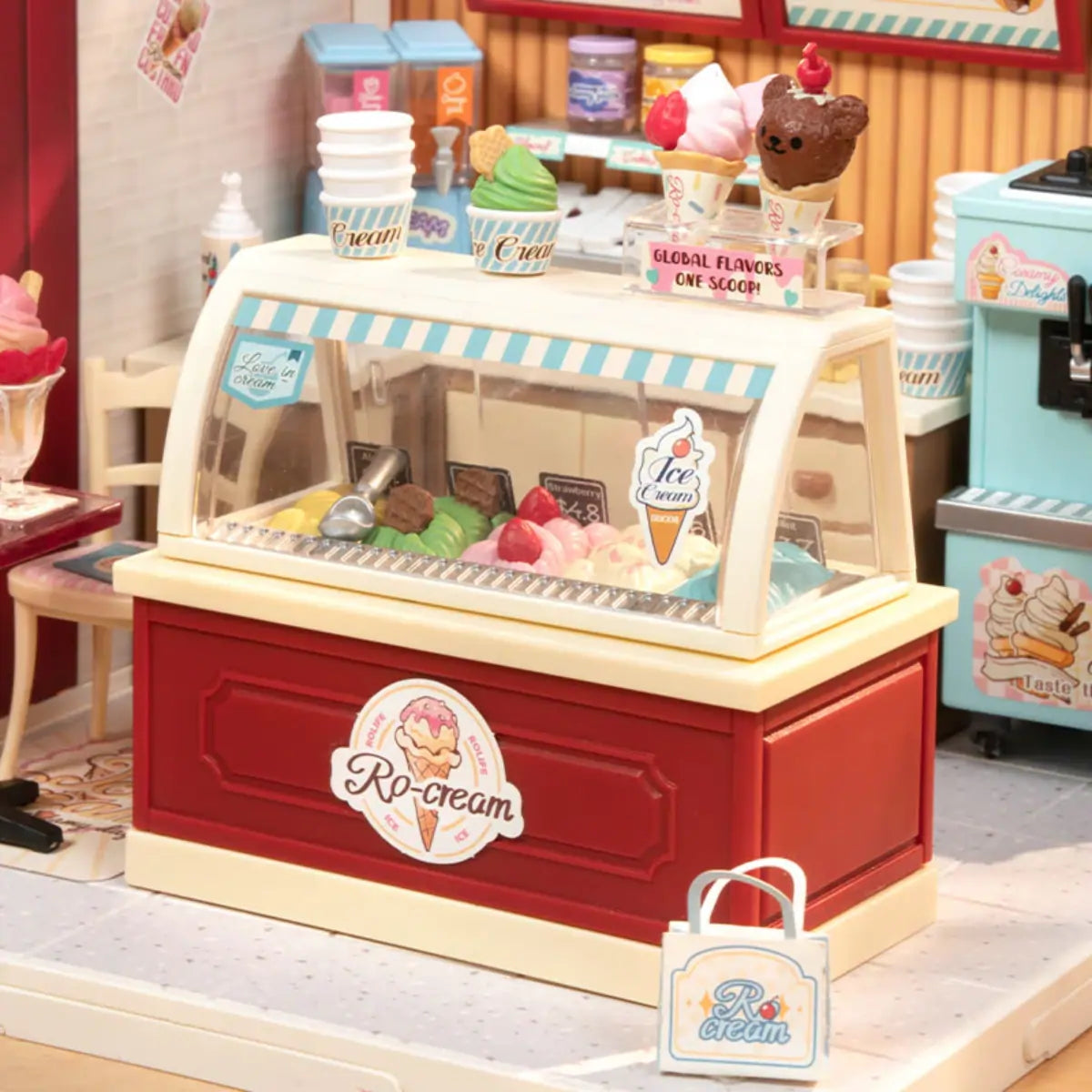 Flavorful Ice Cream DIY Miniature House Kit