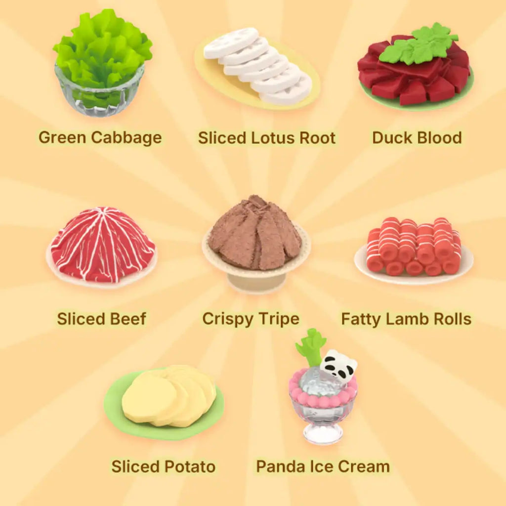 Panda Hot Pot DIY Miniature House Kit