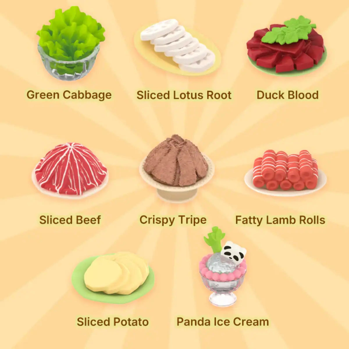 Panda Hot Pot DIY Miniature House Kit