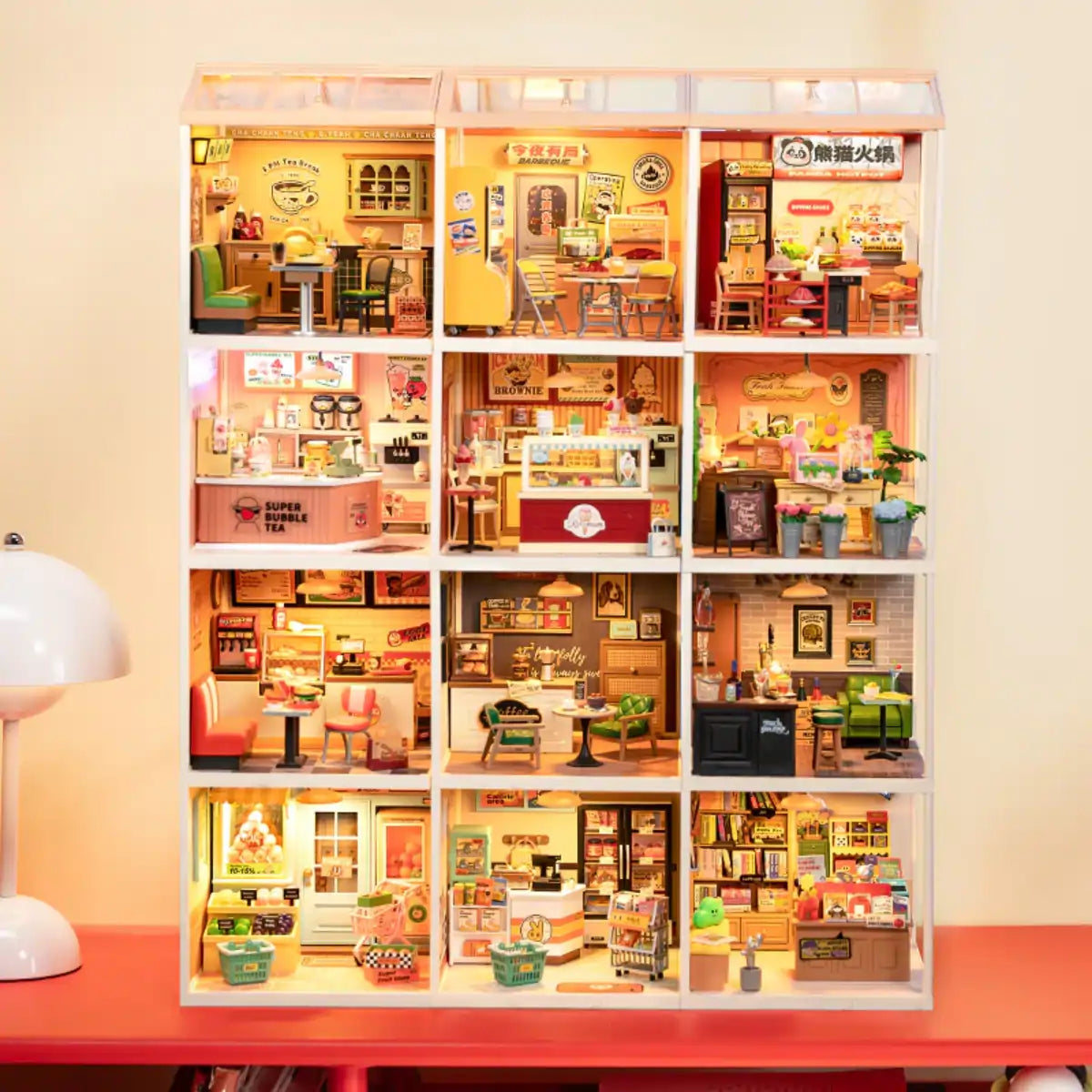 Panda Hot Pot DIY Miniature House Kit