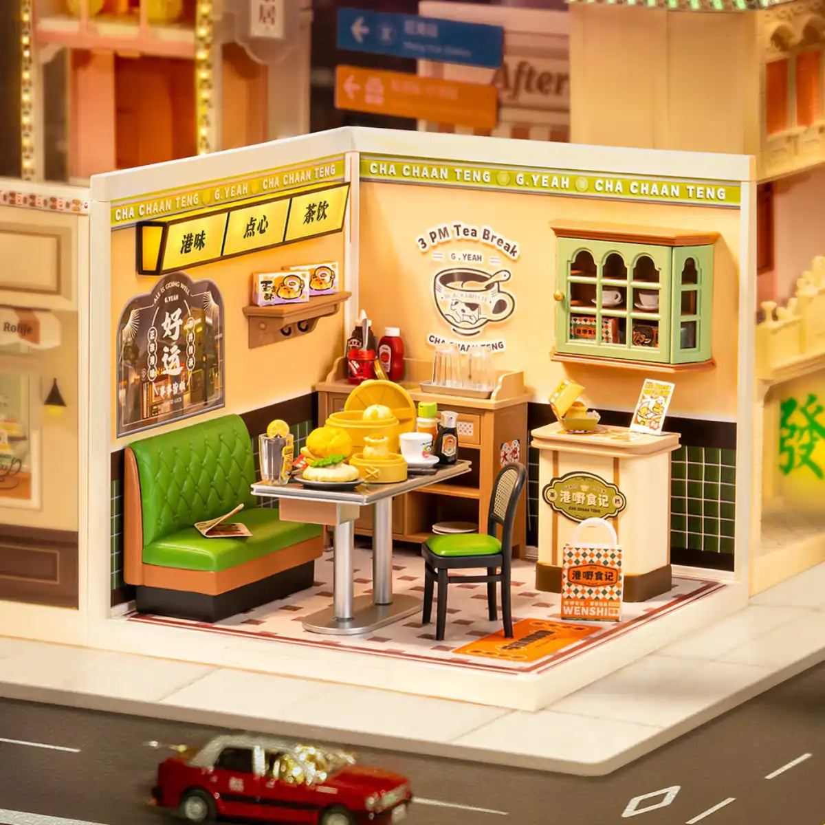 Hong Kong Bites Cafe DIY Miniature House Kit