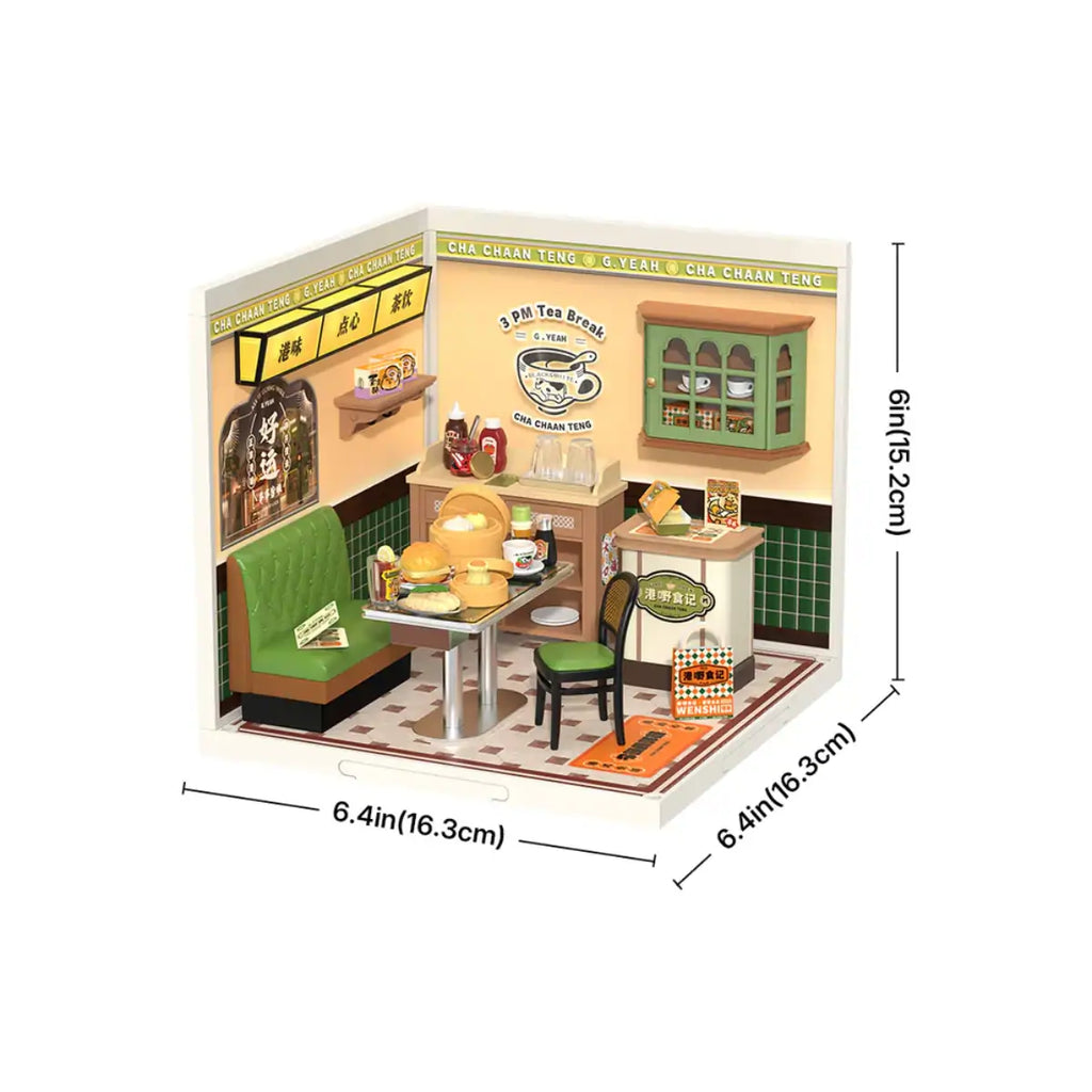 Hong Kong Bites Cafe DIY Miniature House Kit