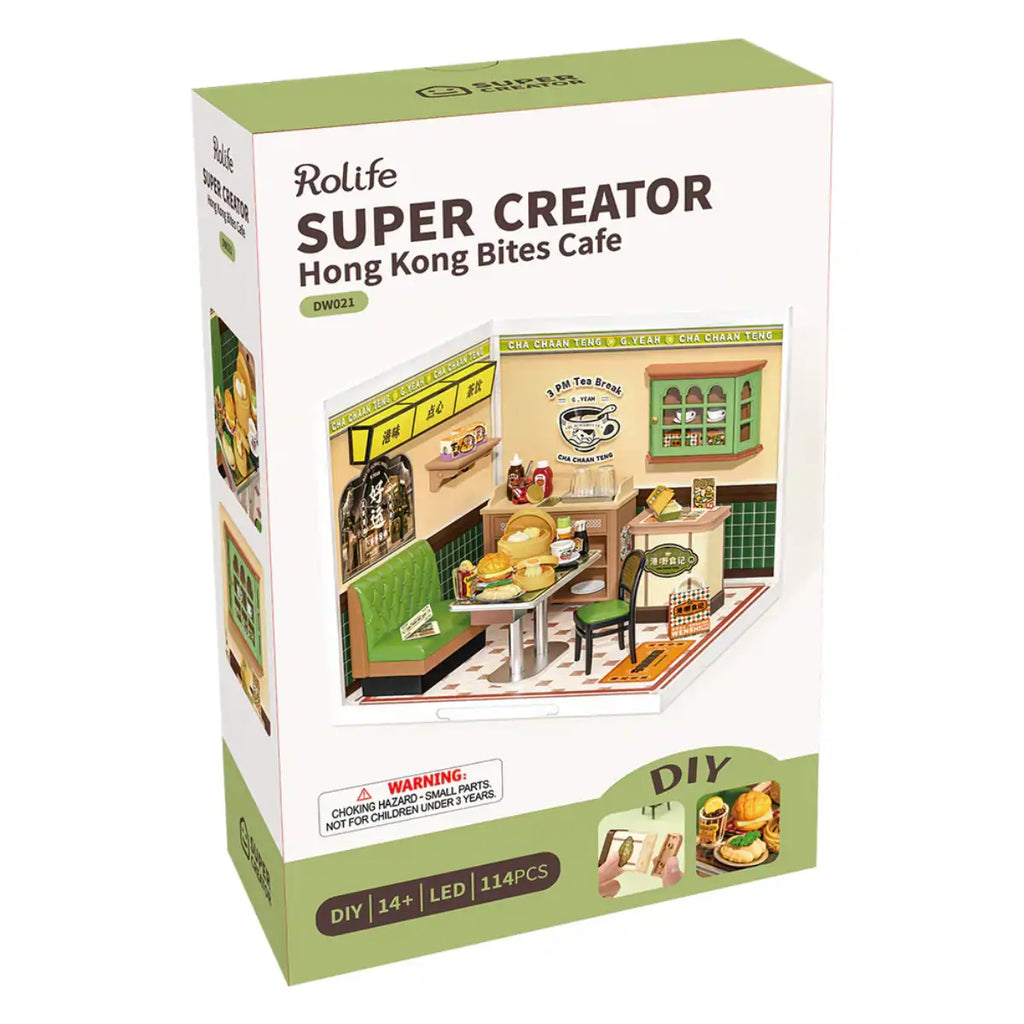 Hong Kong Bites Cafe DIY Miniature House Kit