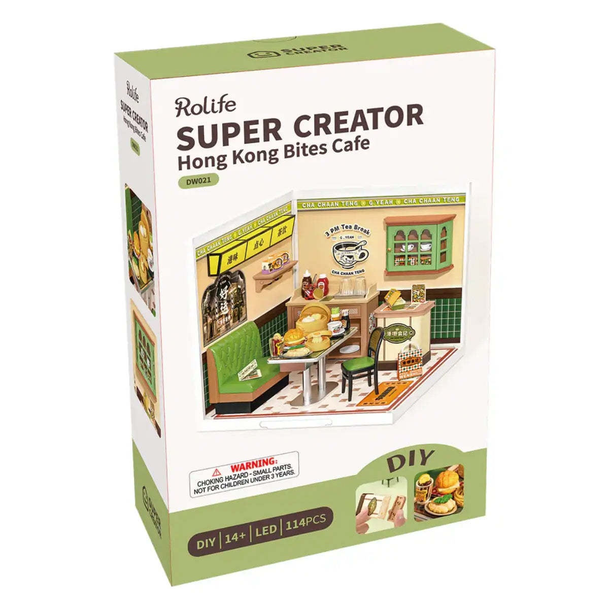 Hong Kong Bites Cafe DIY Miniature House Kit
