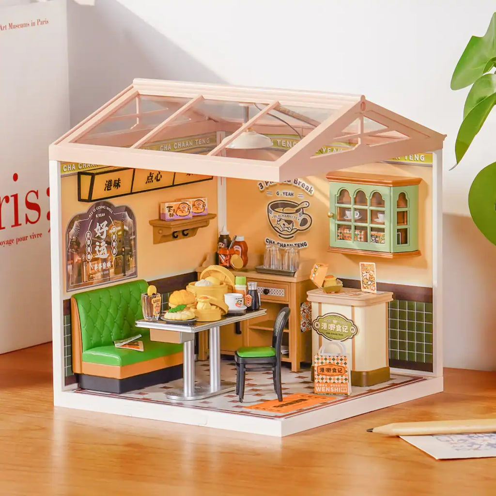 Hong Kong Bites Cafe DIY Miniature House Kit