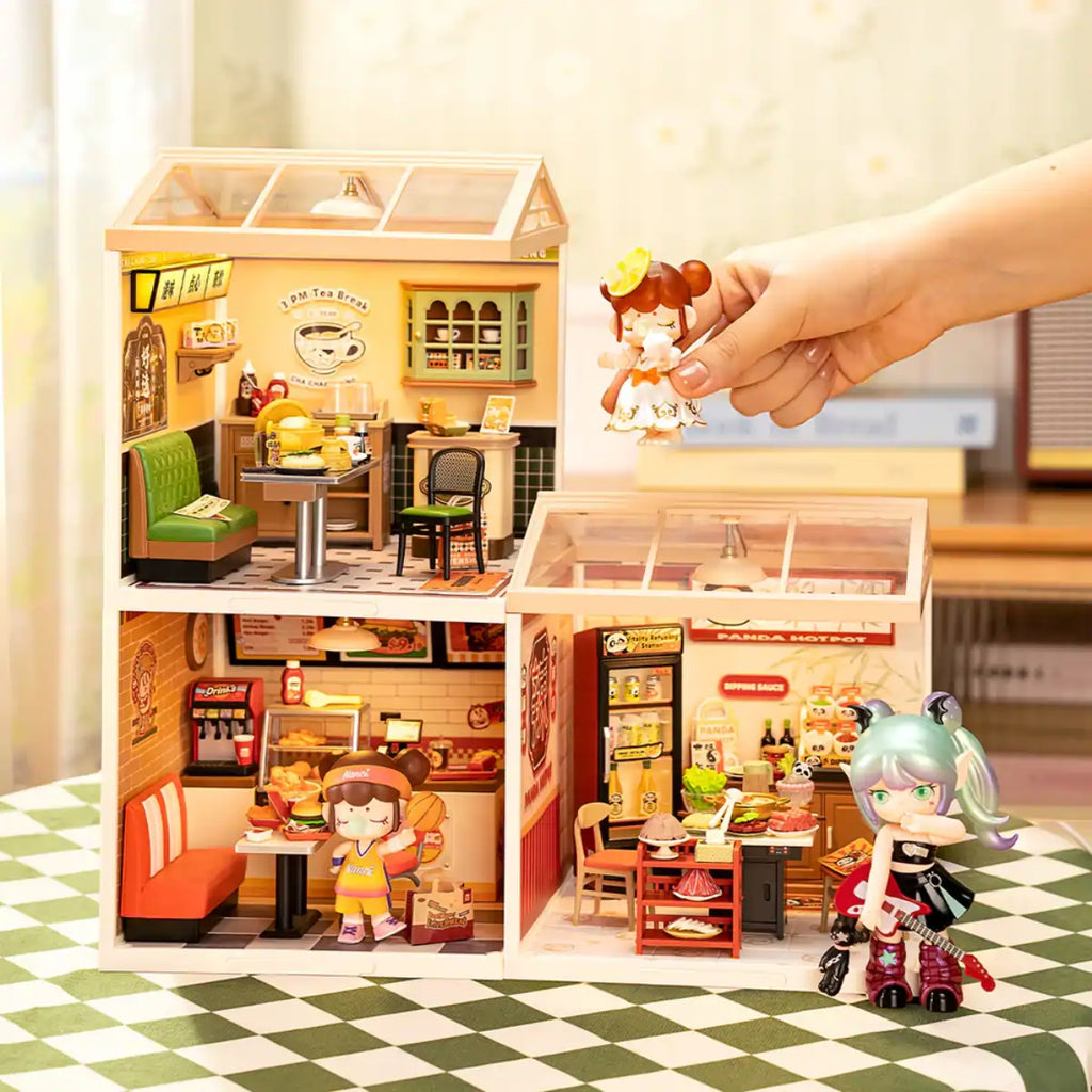 Hong Kong Bites Cafe DIY Miniature House Kit