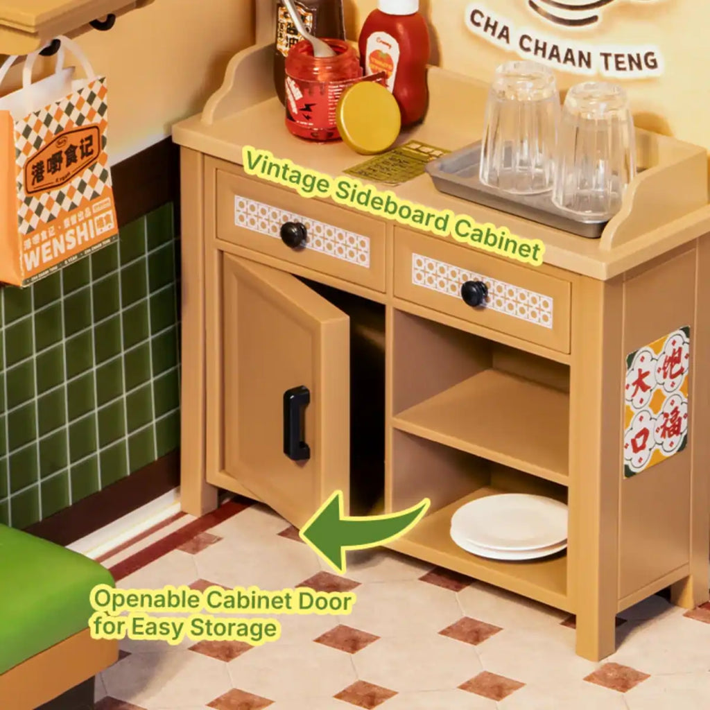 Hong Kong Bites Cafe DIY Miniature House Kit