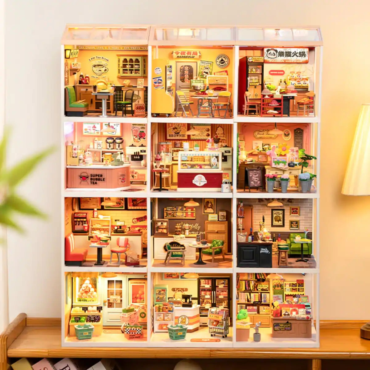 Hong Kong Bites Cafe DIY Miniature House Kit
