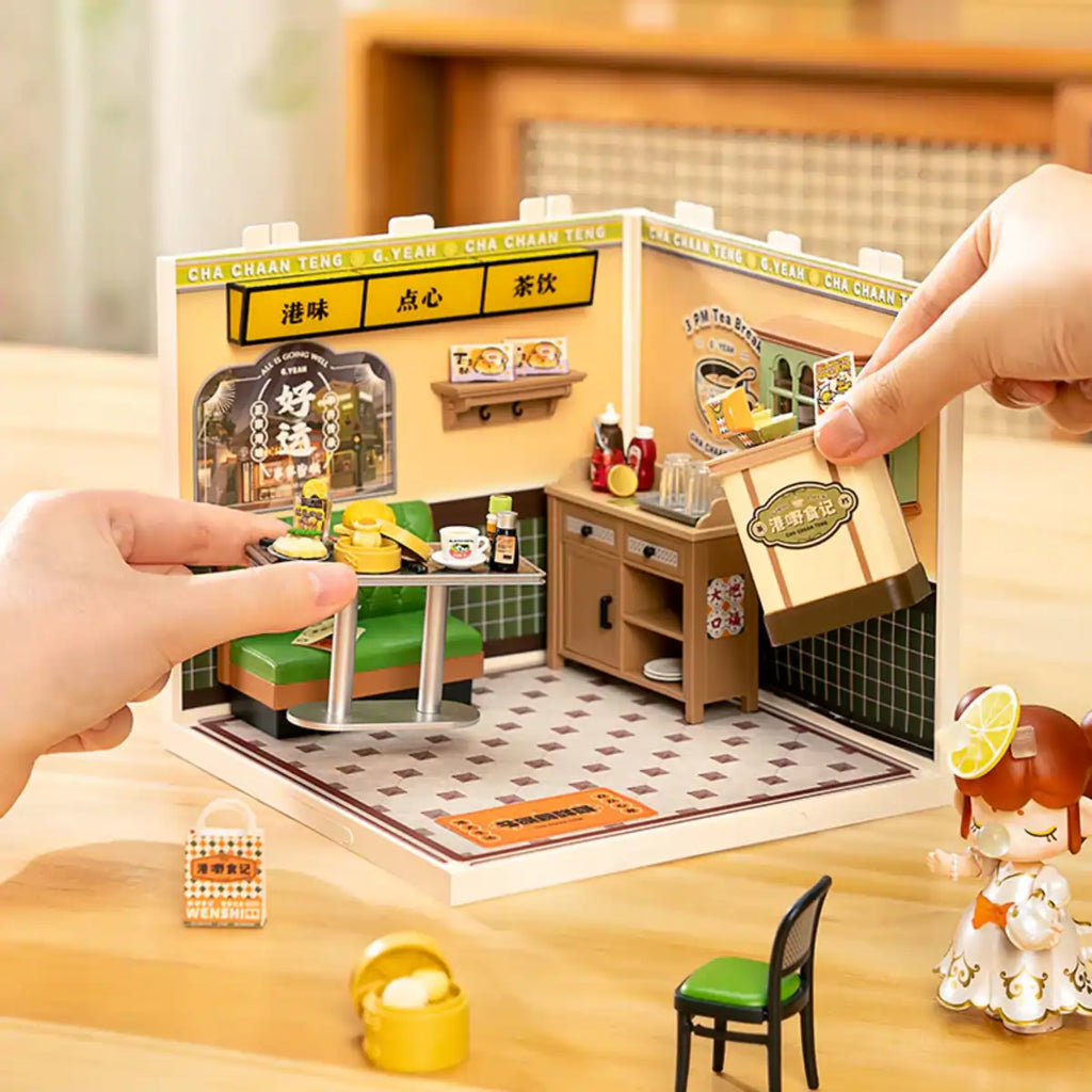 Hong Kong Bites Cafe DIY Miniature House Kit
