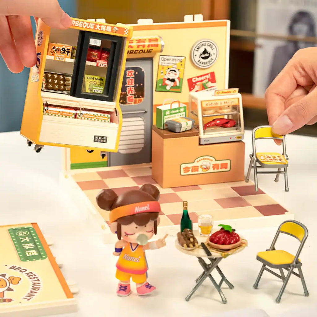 Night Out Food Stall DIY Miniature House Kit