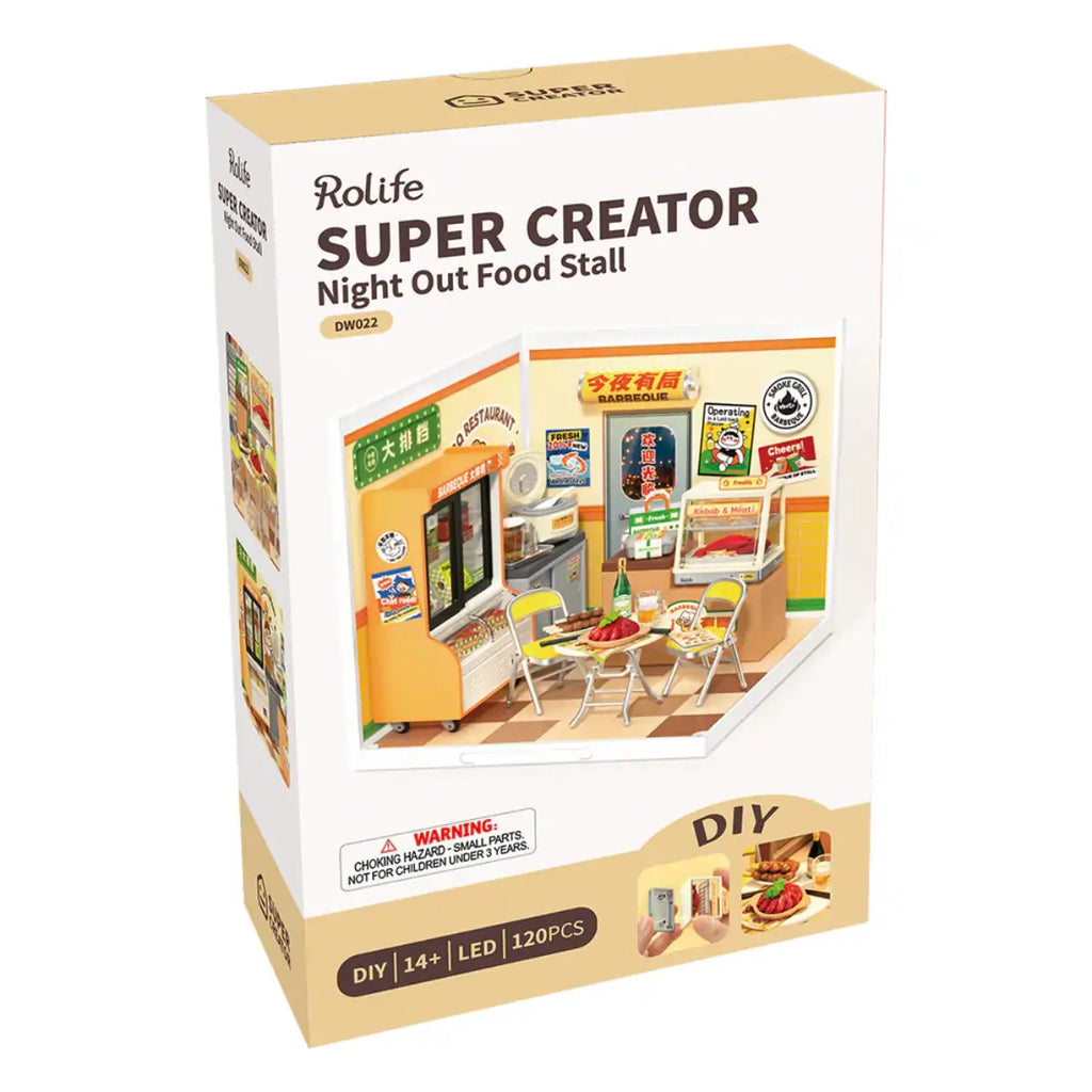 Night Out Food Stall DIY Miniature House Kit
