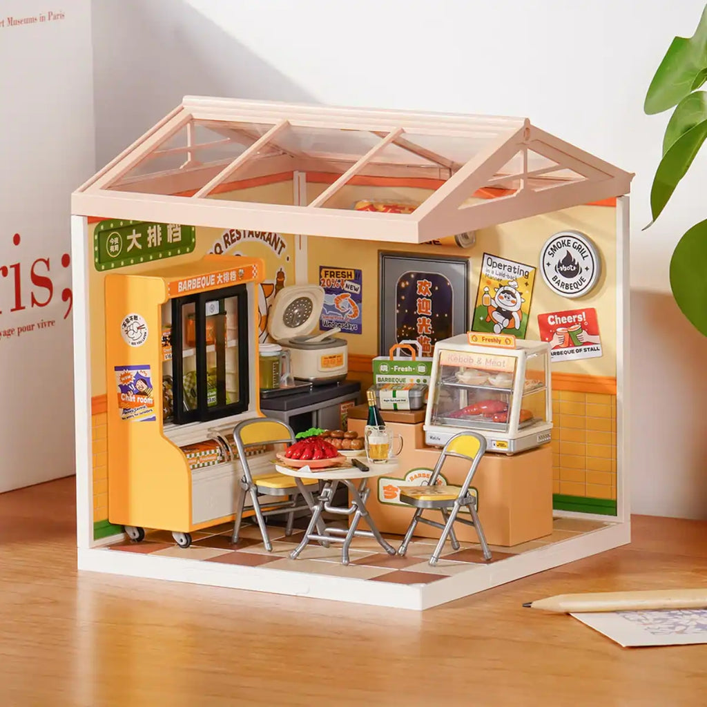 Night Out Food Stall DIY Miniature House Kit