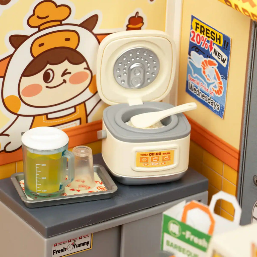 Night Out Food Stall DIY Miniature House Kit