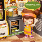 Night Out Food Stall DIY Miniature House Kit