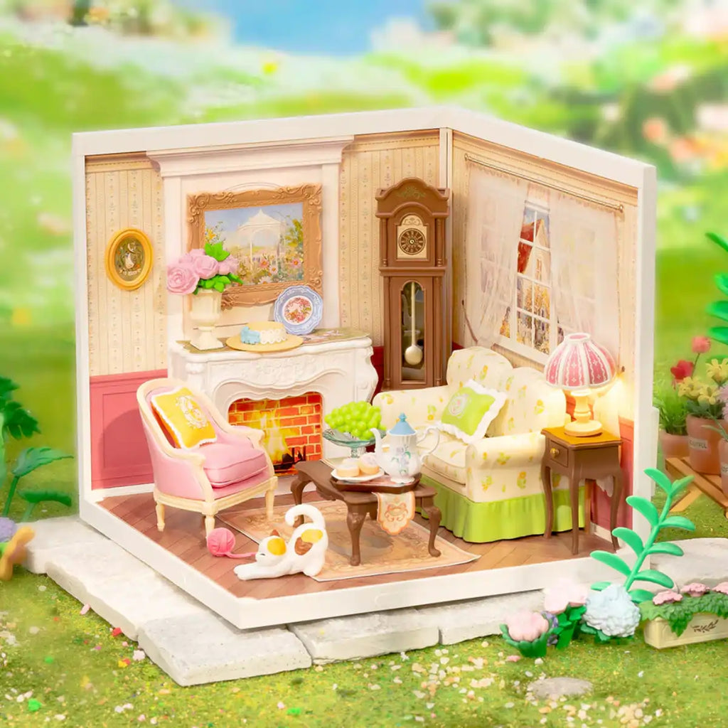Holiday Tea Time DIY Miniature House Kit