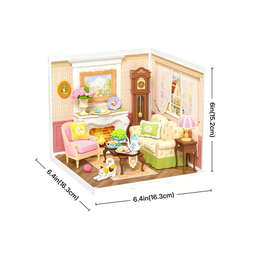Holiday Tea Time DIY Miniature House Kit