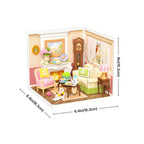 Holiday Tea Time DIY Miniature House Kit
