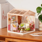 Holiday Tea Time DIY Miniature House Kit