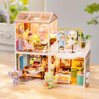 Holiday Tea Time DIY Miniature House Kit