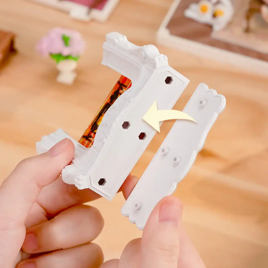 Holiday Tea Time DIY Miniature House Kit