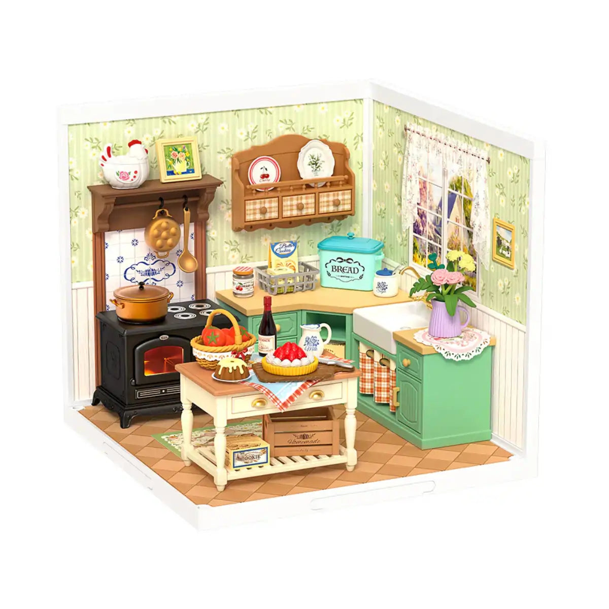 Farmhouse Kitchen DIY Miniature House Kit