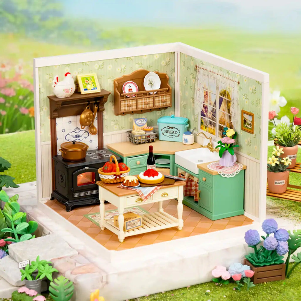 Farmhouse Kitchen DIY Miniature House Kit