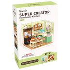 Farmhouse Kitchen DIY Miniature House Kit
