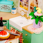 Farmhouse Kitchen DIY Miniature House Kit