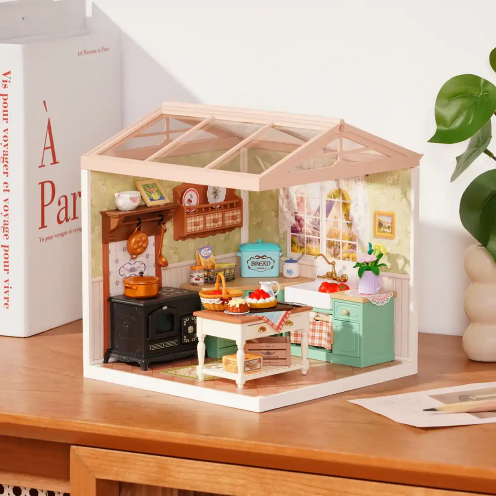 Farmhouse Kitchen DIY Miniature House Kit