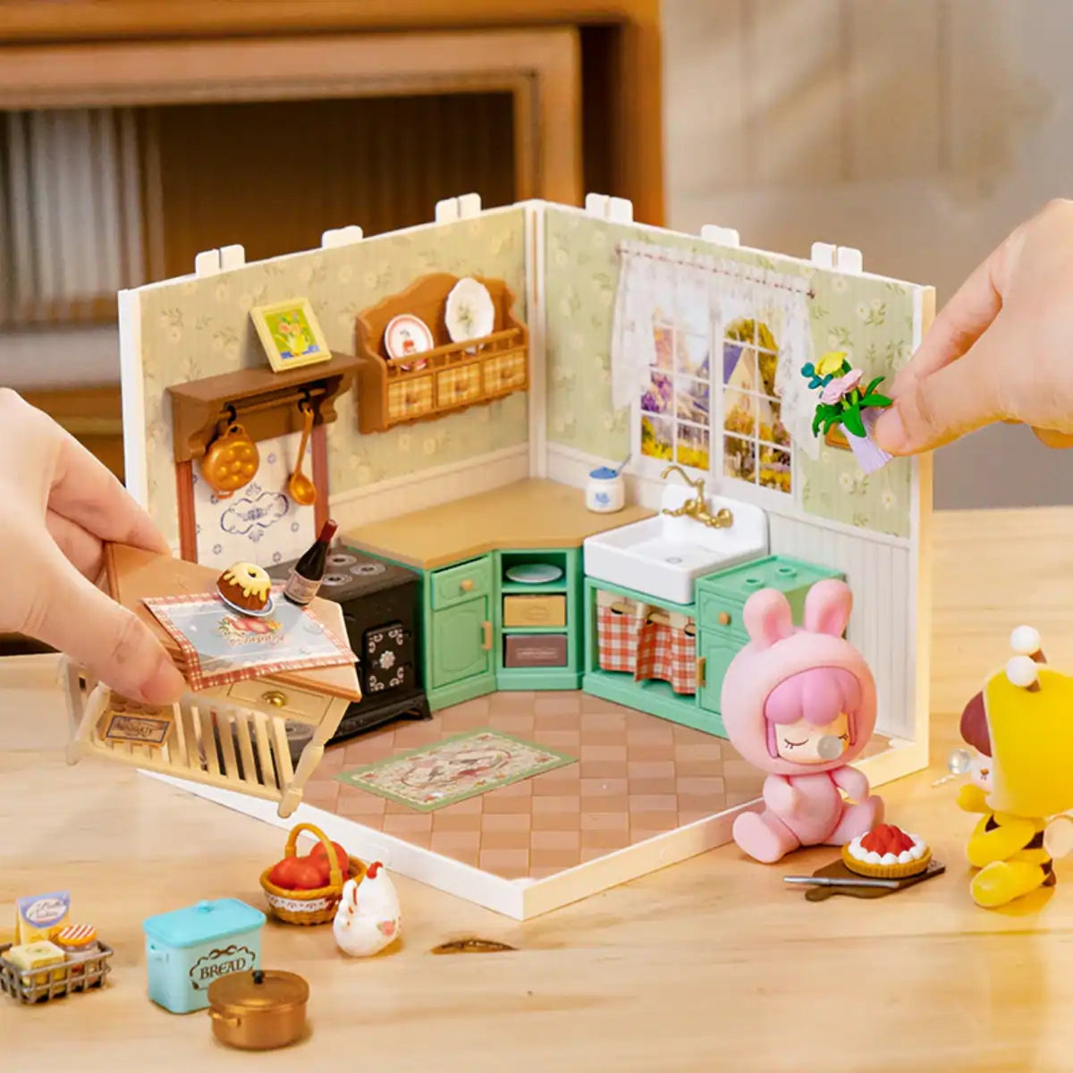 Farmhouse Kitchen DIY Miniature House Kit