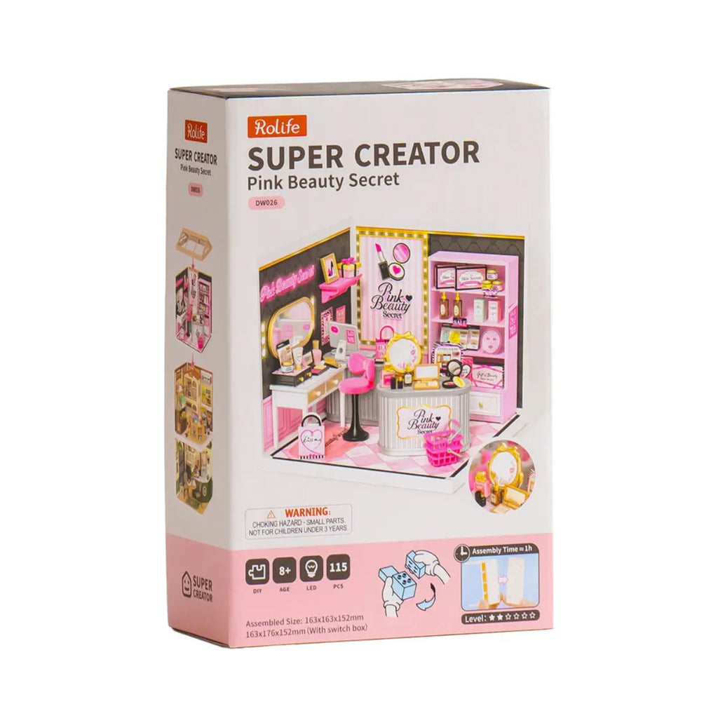 Pink Beauty Secret DIY Miniature House Kit