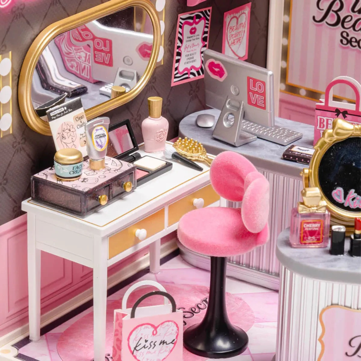 Pink Beauty Secret DIY Miniature House Kit