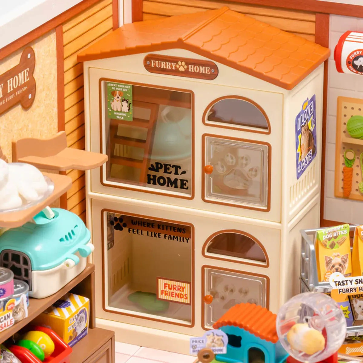 Furry Friends' Home DIY Miniature House Kit