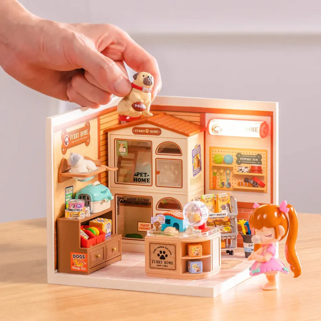 Furry Friends' Home DIY Miniature House Kit