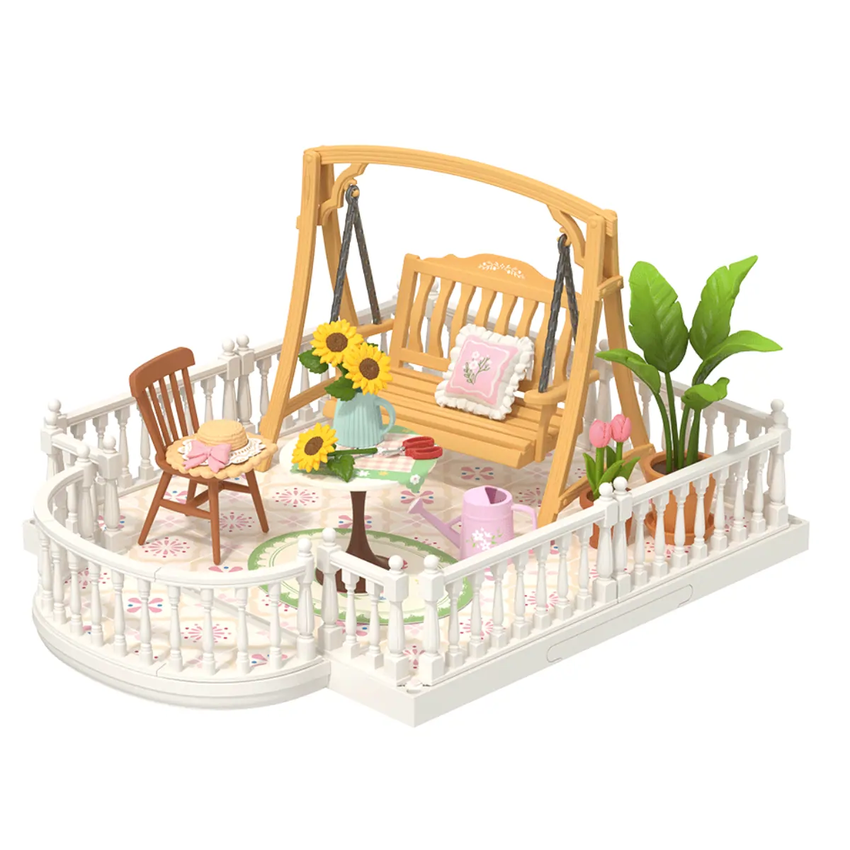 Sunny Break Terrace DIY Miniature House Kit