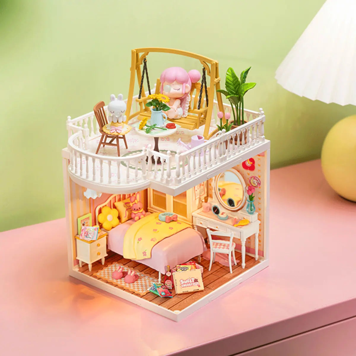 Sunny Break Terrace DIY Miniature House Kit