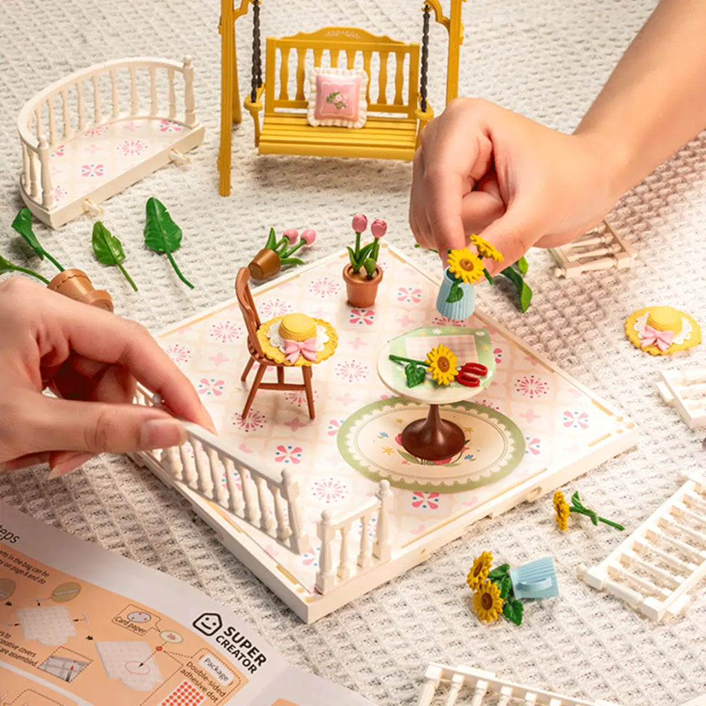 Sunny Break Terrace DIY Miniature House Kit