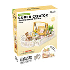 Sunny Break Terrace DIY Miniature House Kit