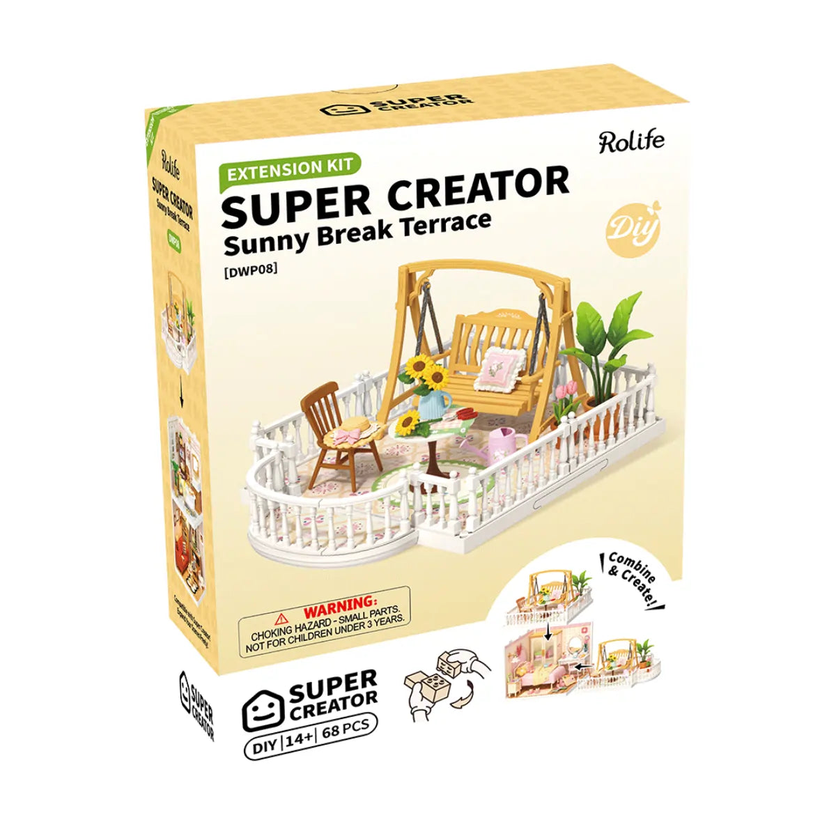 Sunny Break Terrace DIY Miniature House Kit