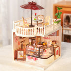 Chic Cafe Terrace DIY Miniature House Kit