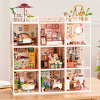 Chic Cafe Terrace DIY Miniature House Kit