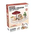 Chic Cafe Terrace DIY Miniature House Kit