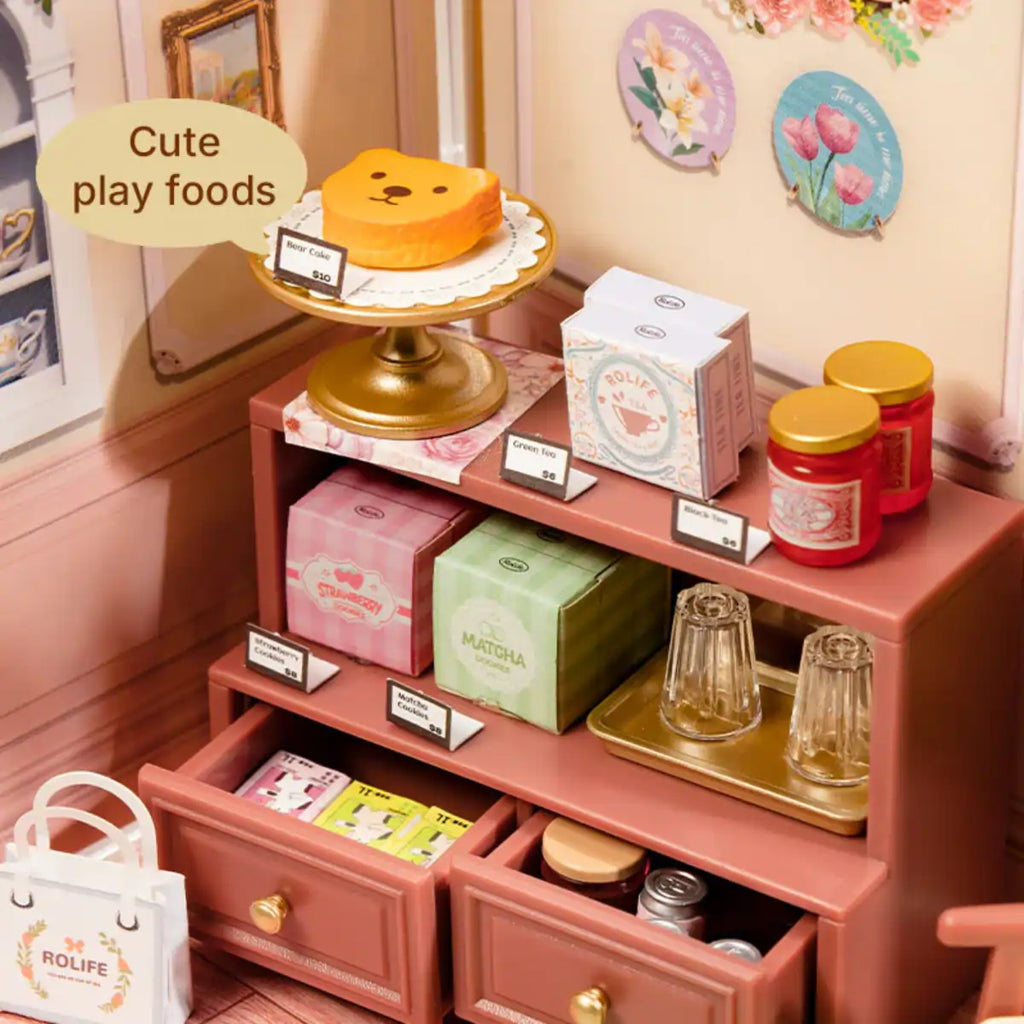 Honey Tea Lounge DIY Miniature House Kit
