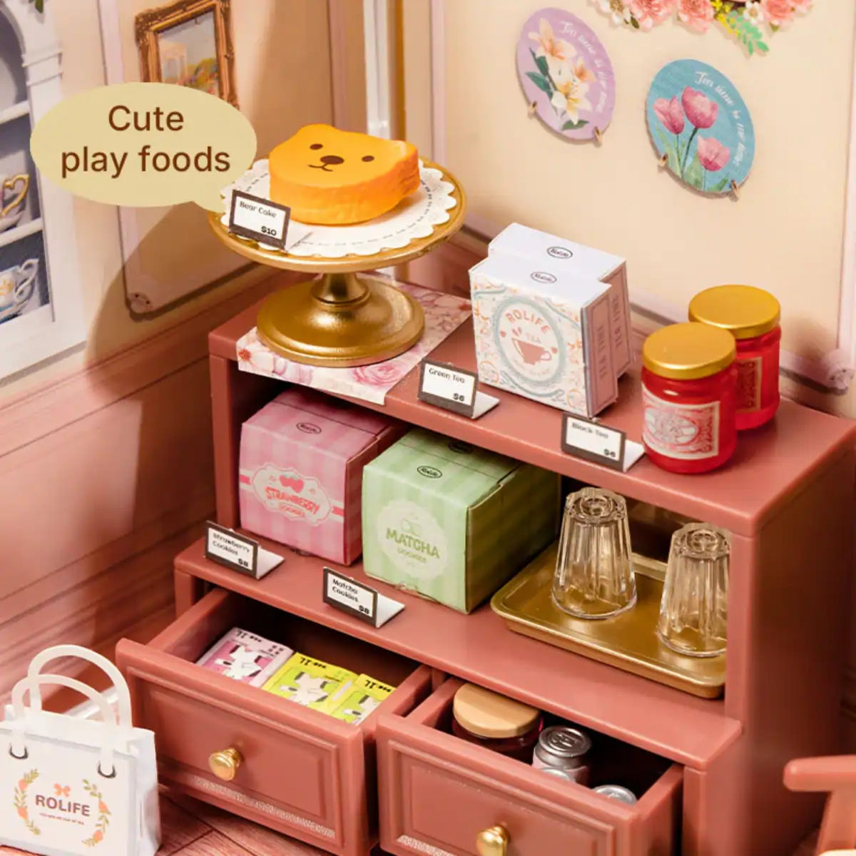 Honey Tea Lounge DIY Miniature House Kit