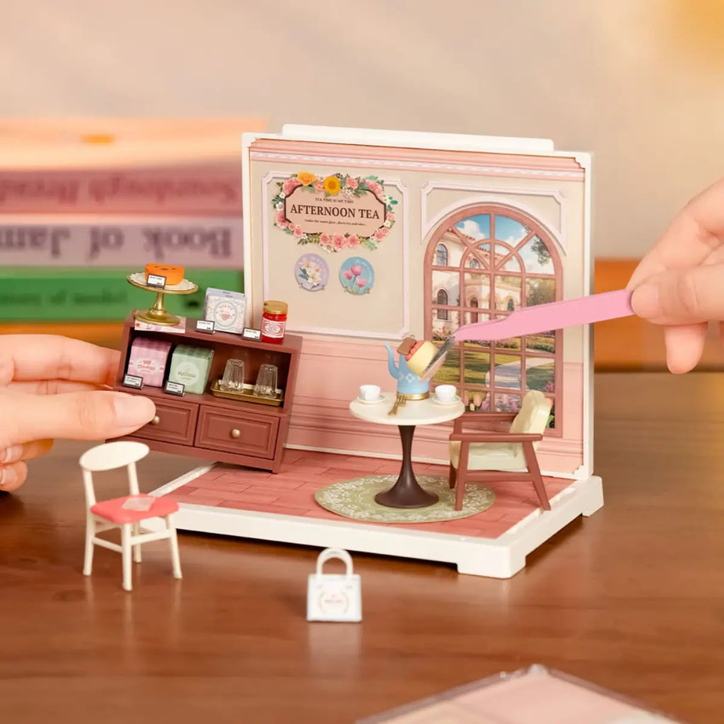 Honey Tea Lounge DIY Miniature House Kit