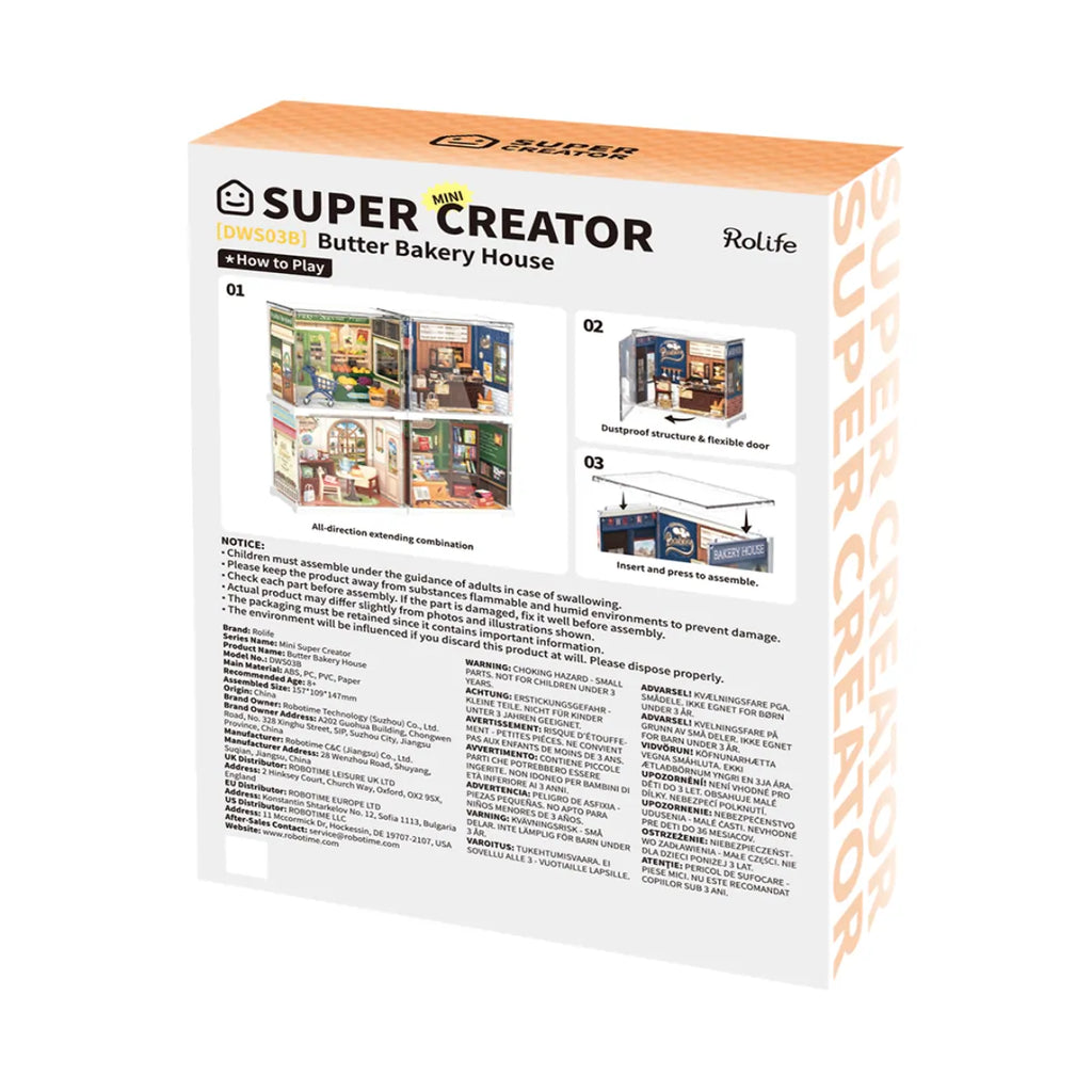 Butter Bakery House DIY Miniature House Kit