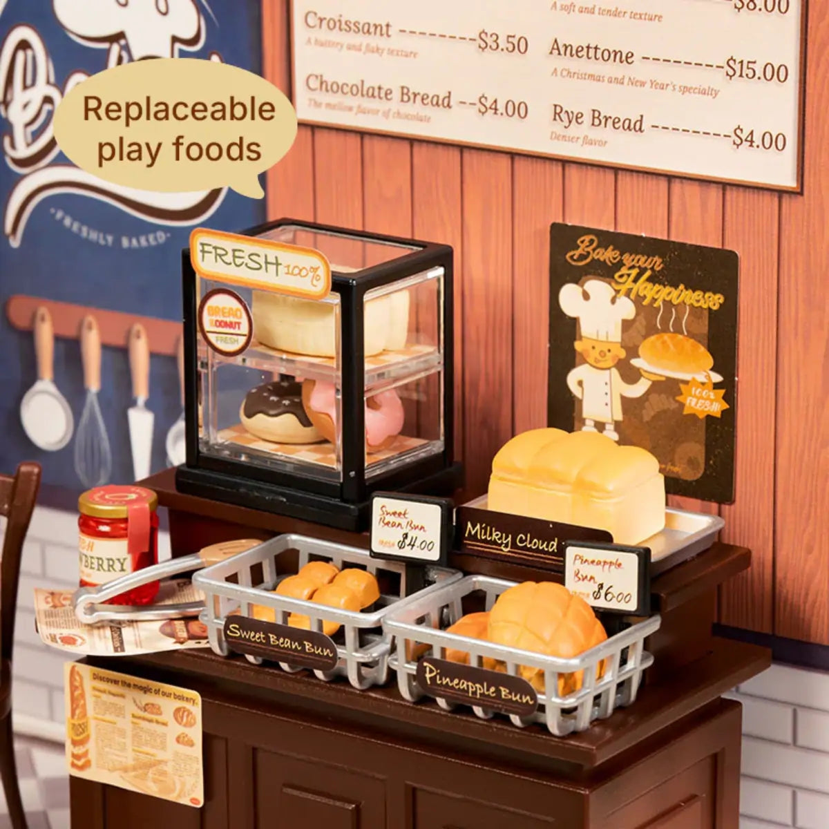 Butter Bakery House DIY Miniature House Kit