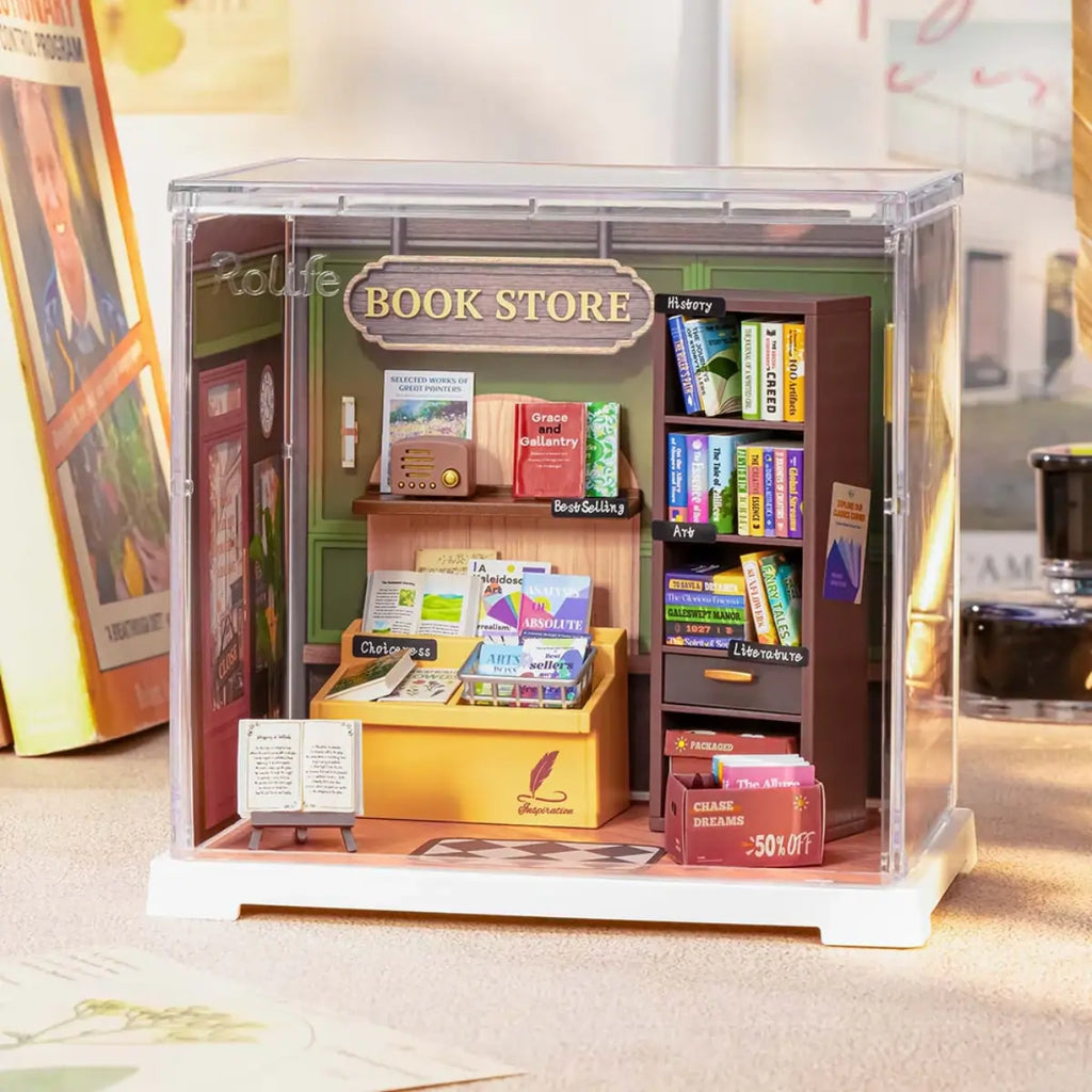 Memory Book Store DIY Miniature House Kit