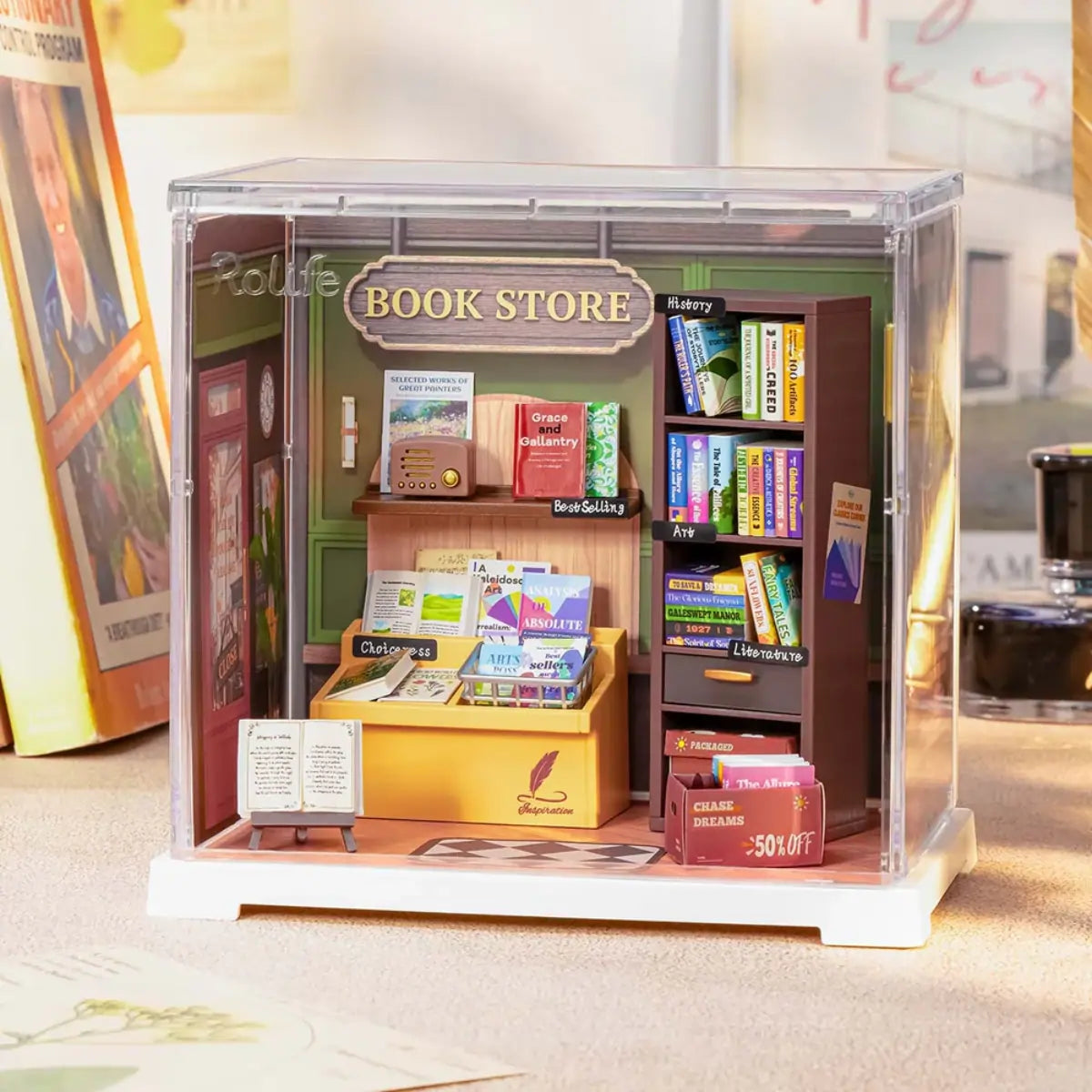 Memory Book Store DIY Miniature House Kit