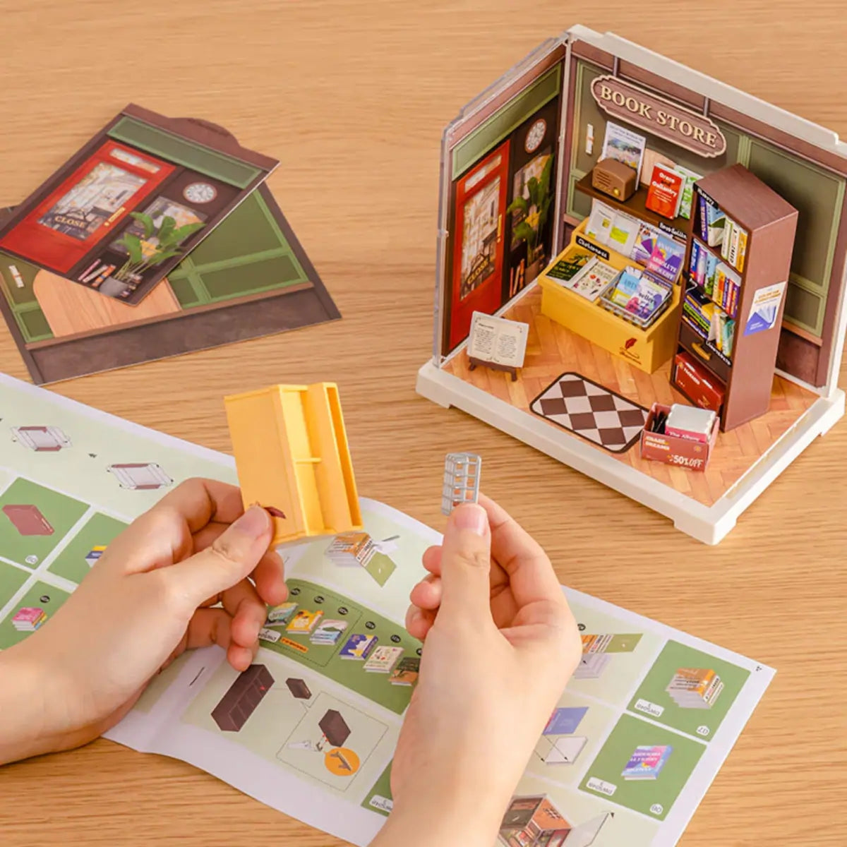 Memory Book Store DIY Miniature House Kit